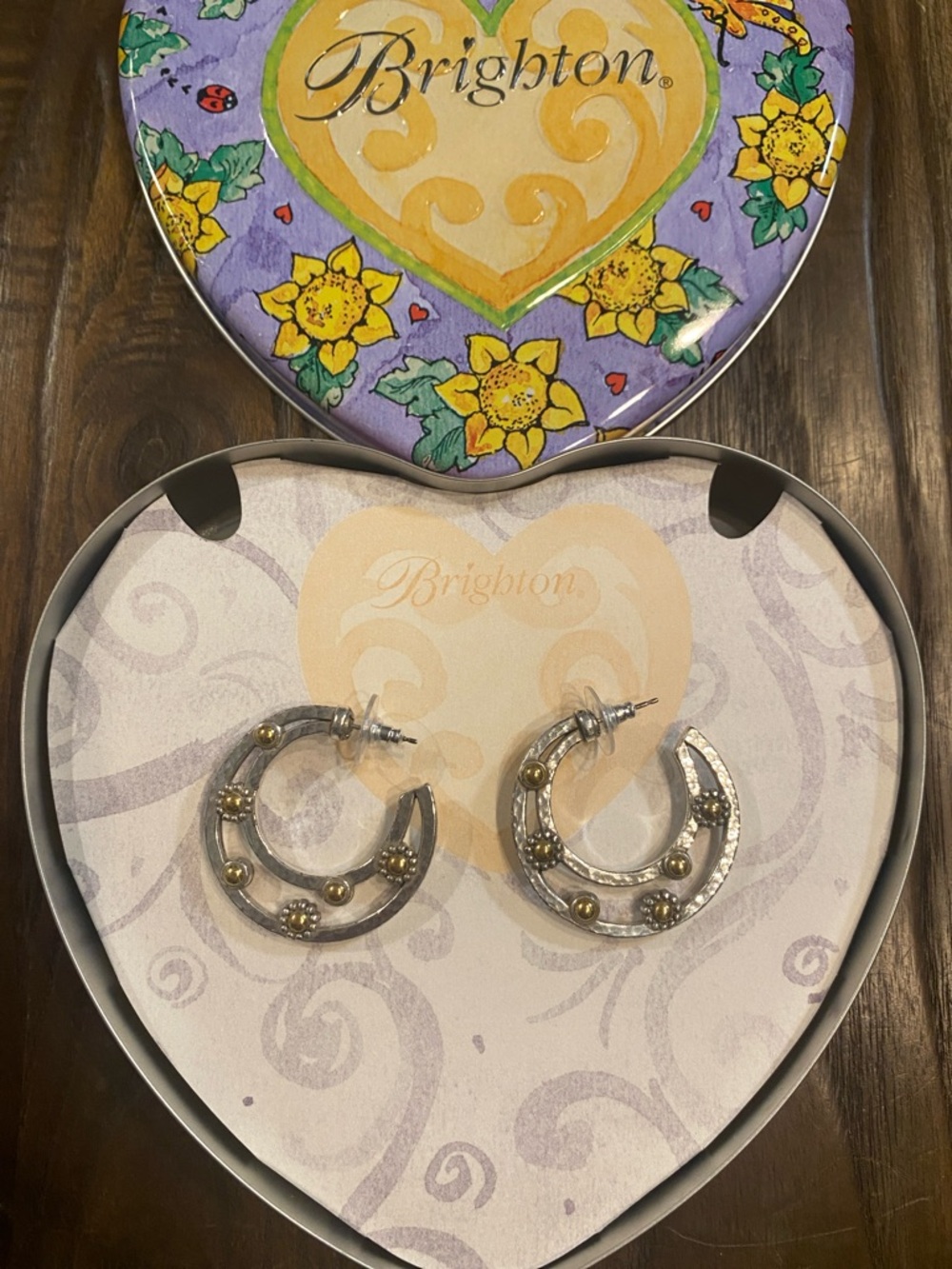 Brighton Hammered Hoop Earrings